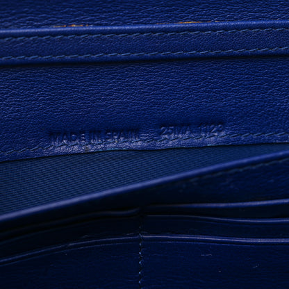 Christian Dior Patent Cannage Lady Dior Rendezvous Wallet On Chain Blue Nuit 7 of 9