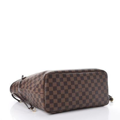 Louis Vuitton Damier Ebene Neo Neverfull MM Rose Ballerine 5 of 11
