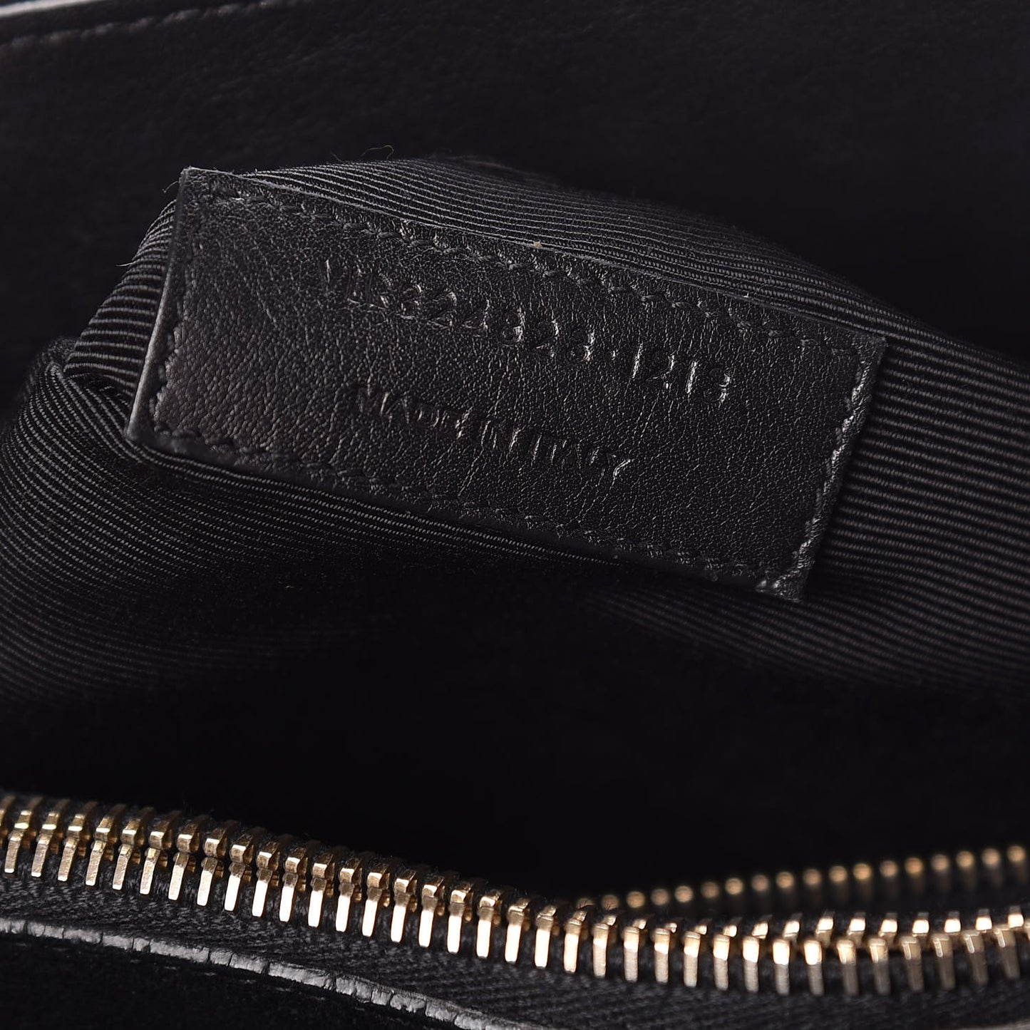 Calfskin Small Sac De Jour Black