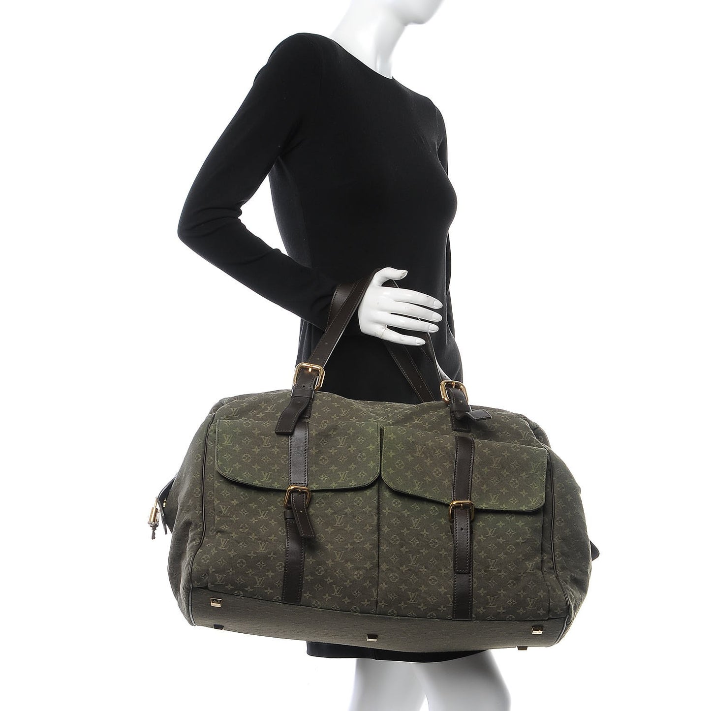 Mini Lin Monogram Louise Kaki