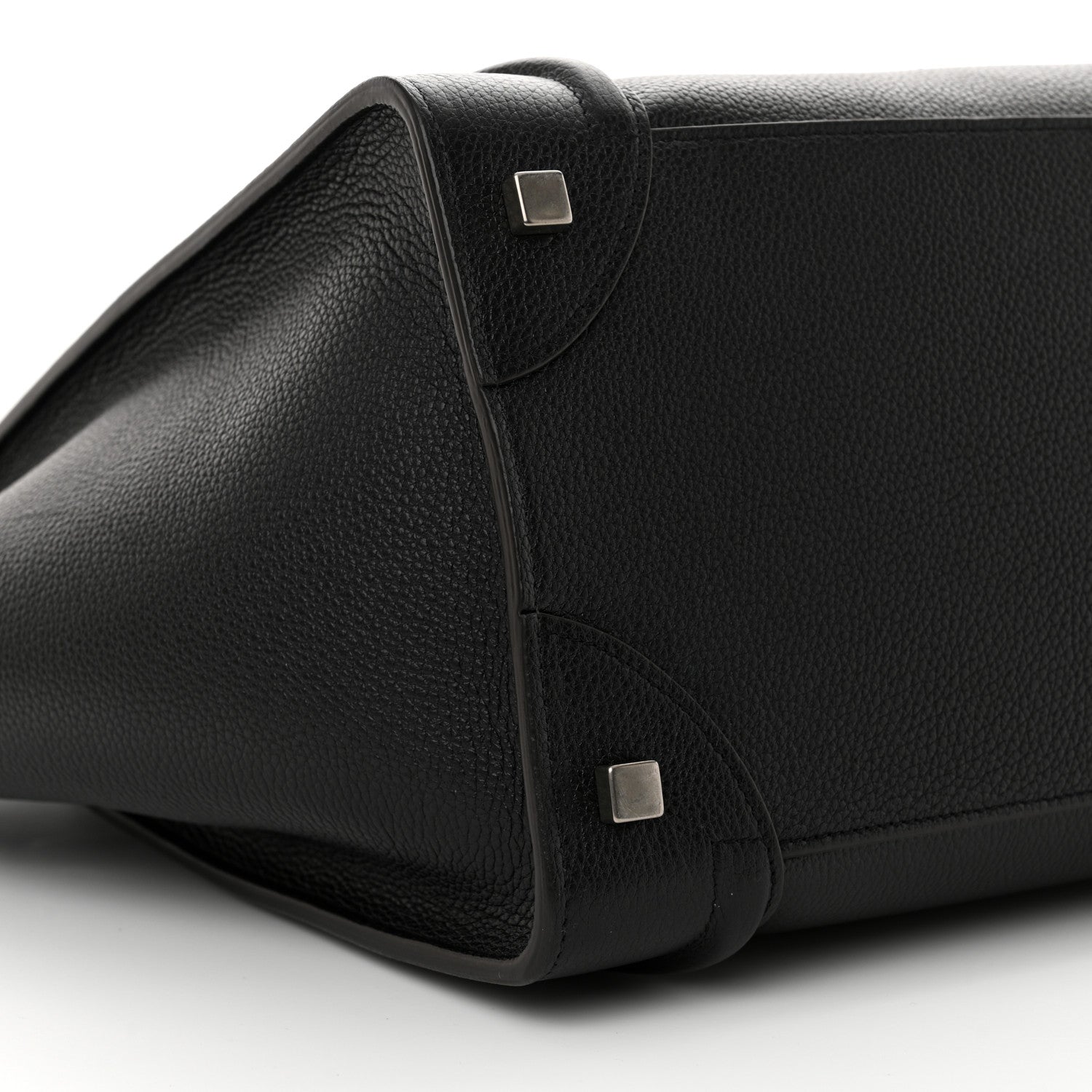 Celine Drummed Calfskin Mini Luggage Black 9 of 13