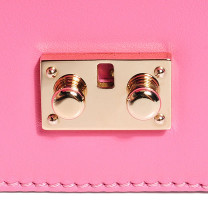 Valentino Garavani Vitello Mini Glam Lock Rockstud Flap Ninphea 9 of 9