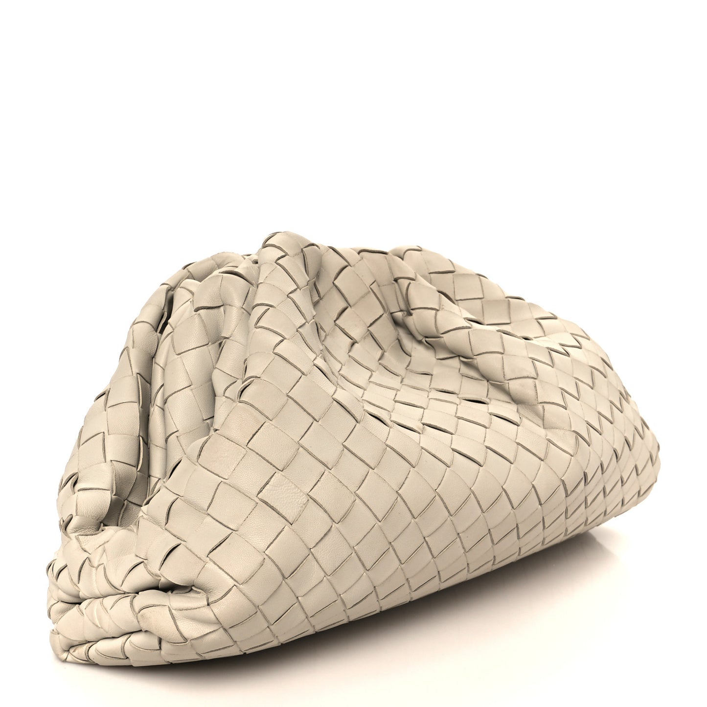 Nappa Maxi Intrecciato The Pouch Oversized Clutch Plaster