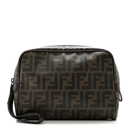Fendi Zucca Spalmati Zip Pouch Tobacco 1 of 9
