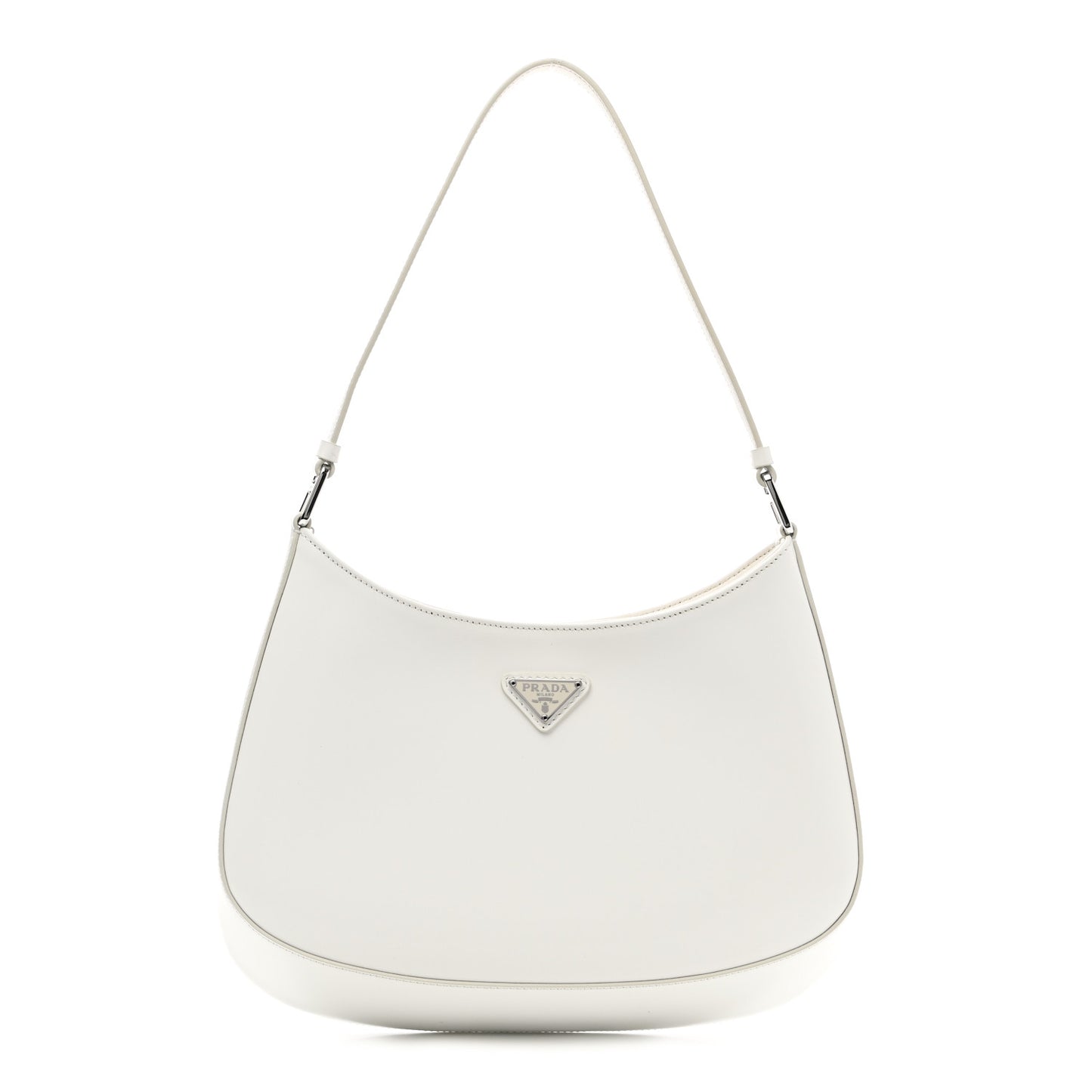 Spazzolato Cleo Shoulder Bag White