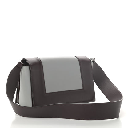 Celine Shiny Smooth Calfskin Medium Frame Shoulder Bag Burgundy Pearl Blue 3 of 10