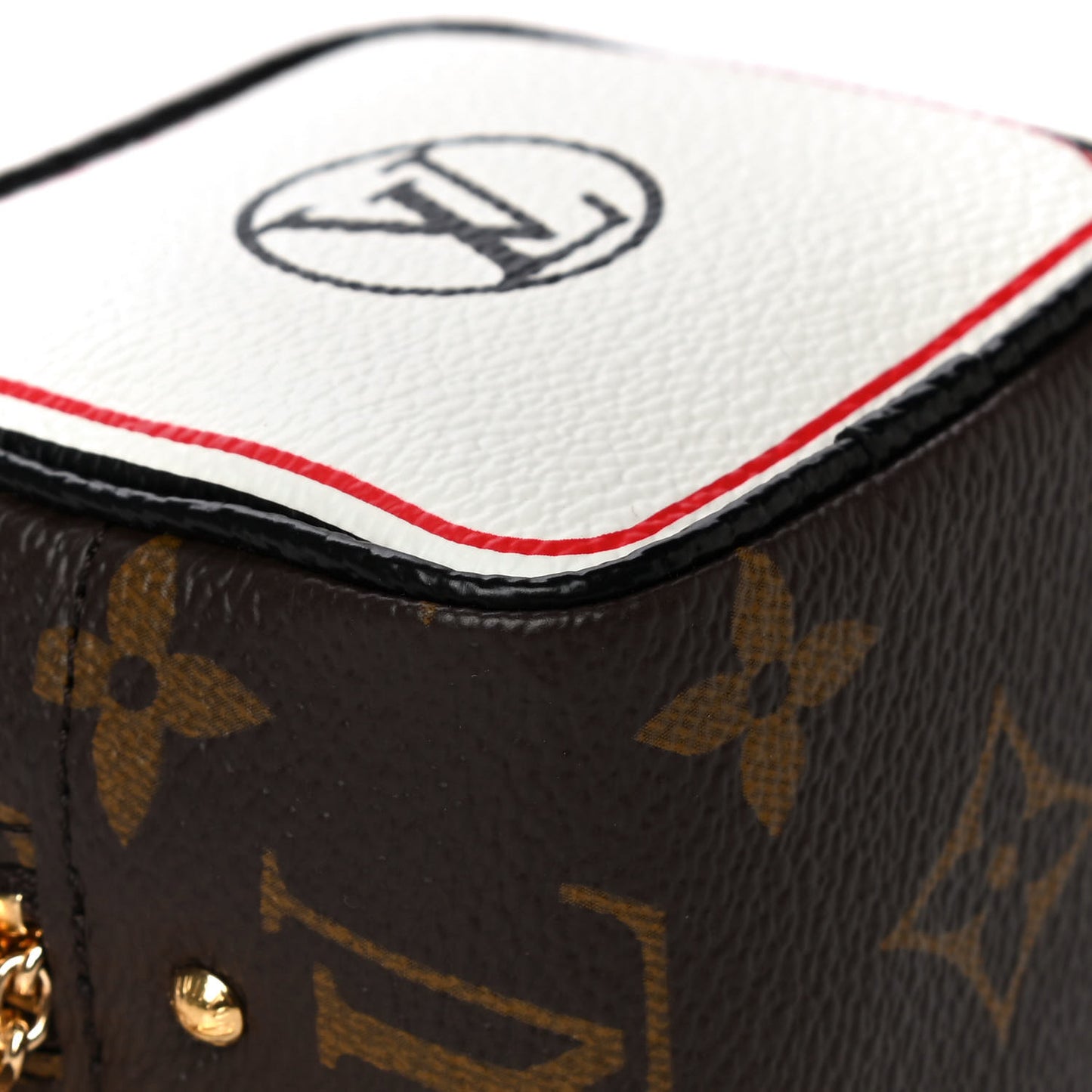 Monogram Game On Cube Coin Purse