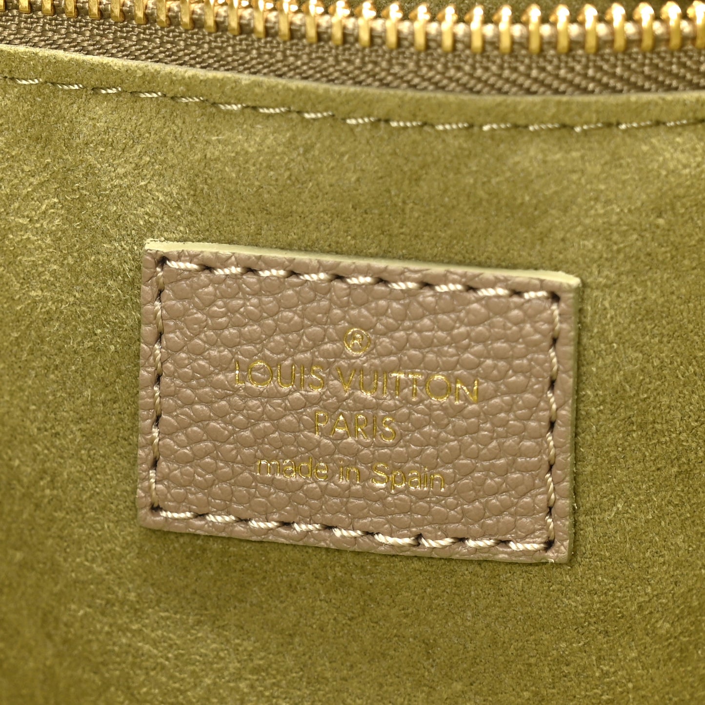 Empreinte Monogram Giant Neverfull MM Khaki Cream