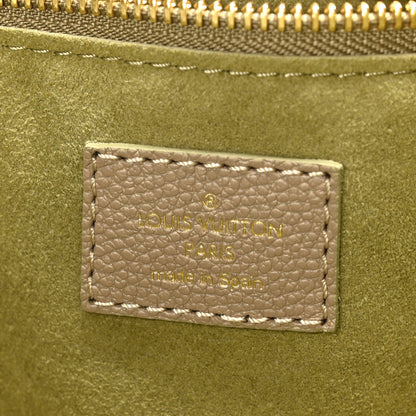 Louis Vuitton Empreinte Monogram Giant Neverfull MM Khaki Cream 6 of 8