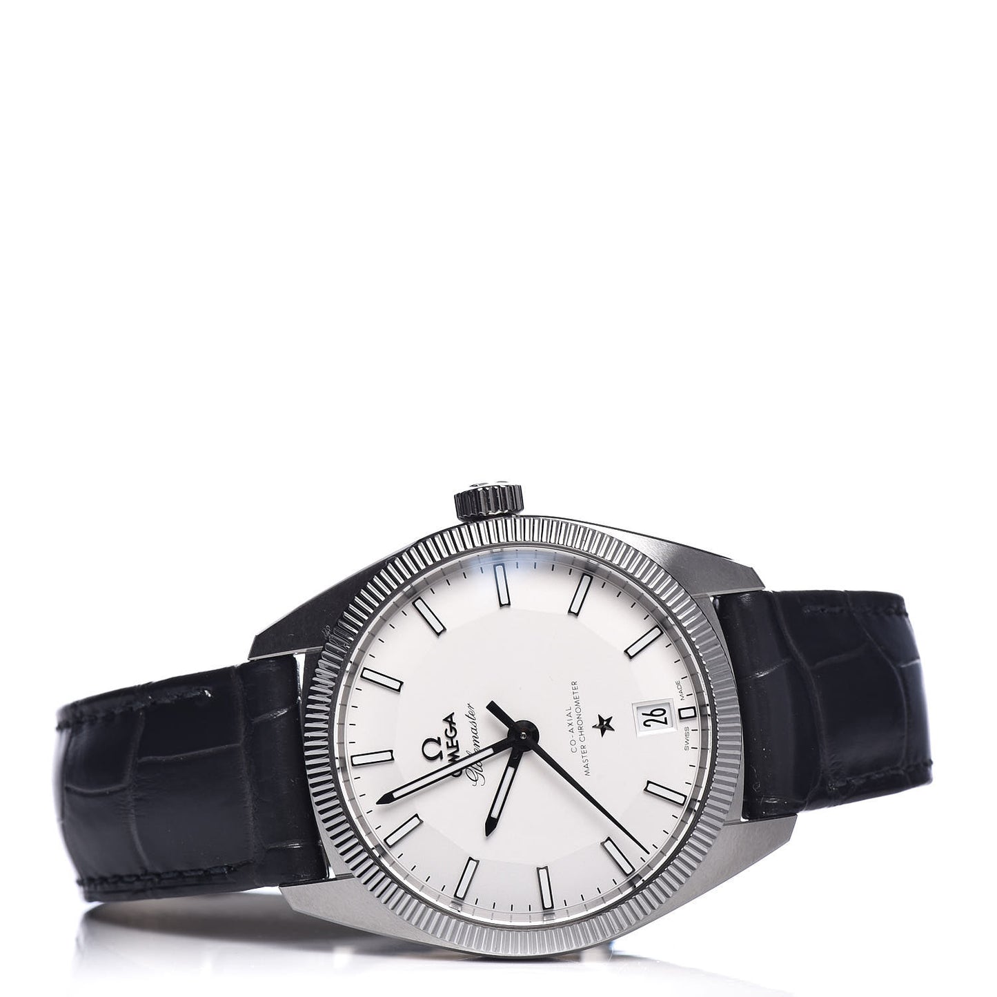 Stainless Steel Alligator 39mm Constellation Globemaster Co-Axial Master Chronometer Automatic Watch 130.33.39.21.02.001