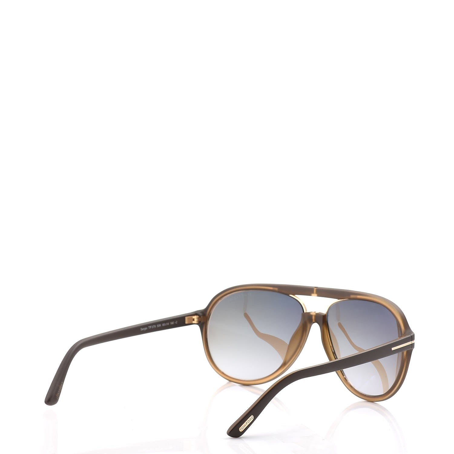 Tom Ford Sergio Sunglasses TF379 Brown 4 of 10