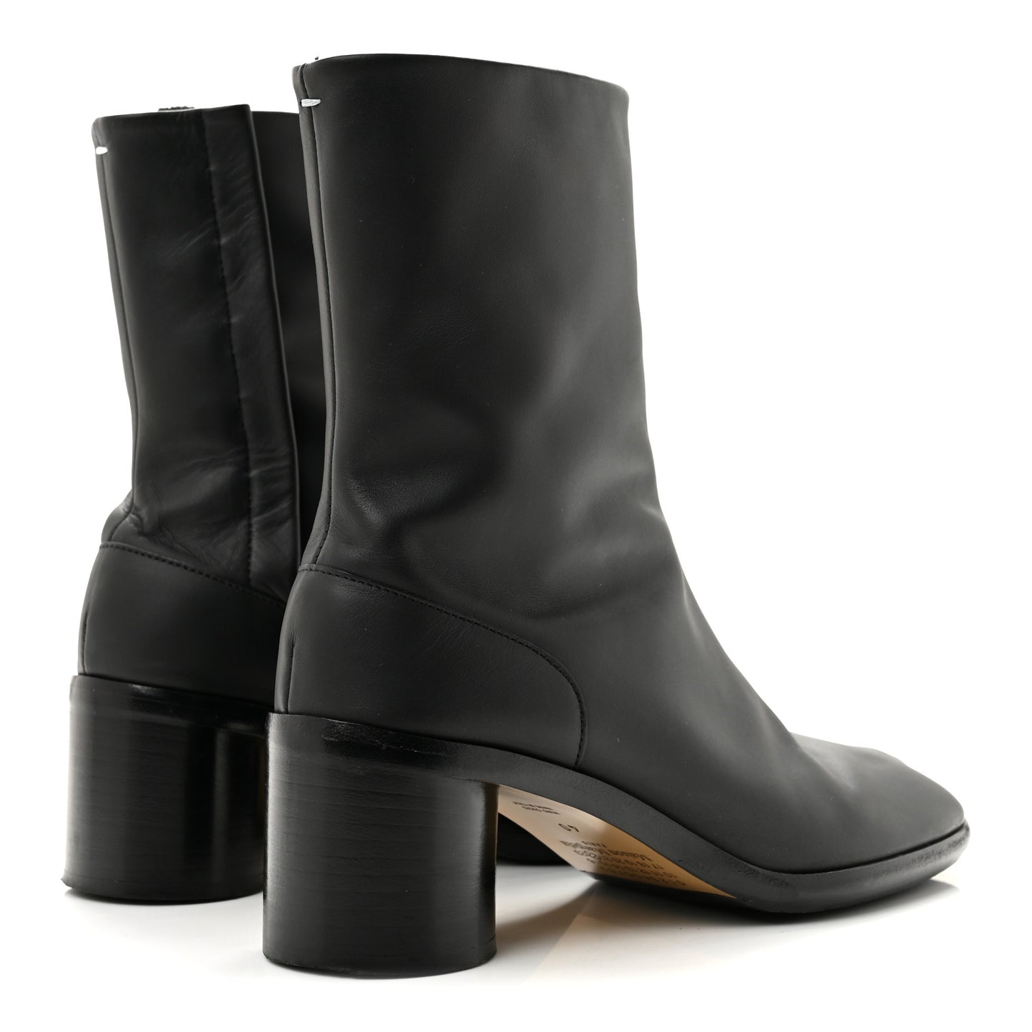Nappa Tabi 60mm Ankle Boots 40 Black