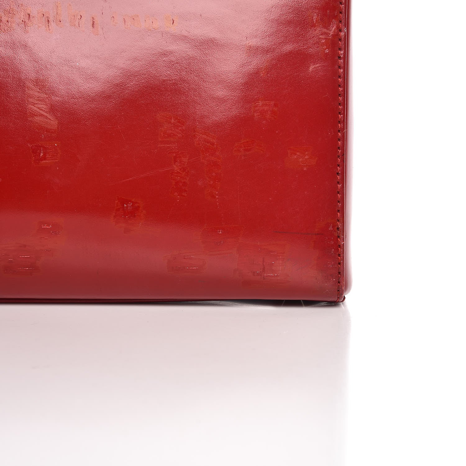 Christian Dior Patent Medium Lady Dior Red 14 of 16