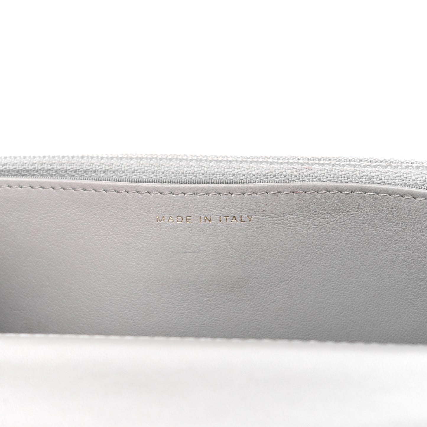 Lambskin Quilted Chanel 19 Wallet On Chain WOC Grey
