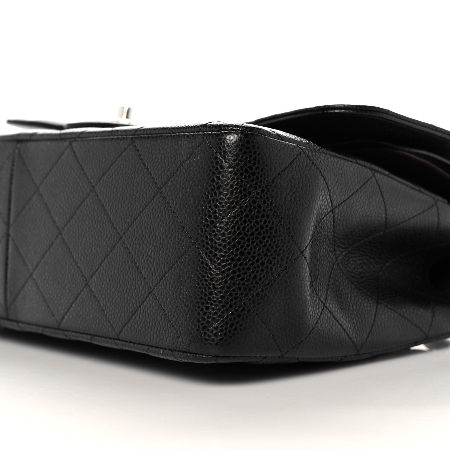 Chanel Caviar Quilted Jumbo Double Flap Black 8 of 10