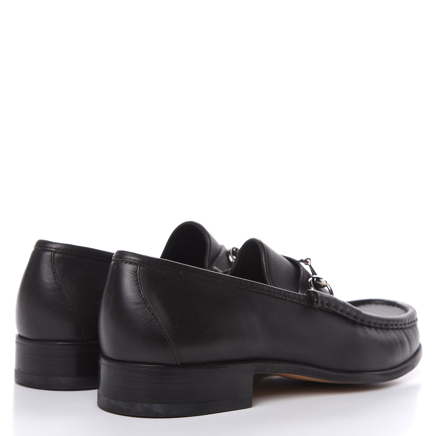 Gucci Calfskin Mens 1953 Horsebit Loafers 12.5 Marrone 4 of 10