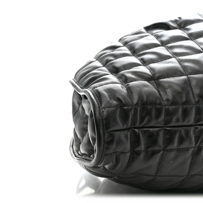 Gucci Calfskin Quilted Large Deco Tote Bag Black 9 of 10