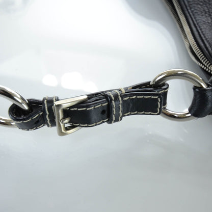 Prada Leather Small Hobo Bag Nero Black 12 of 12
