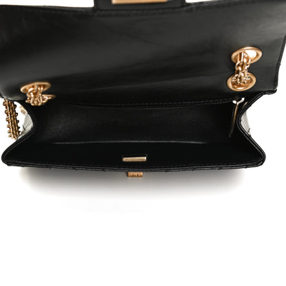 Chanel Aged Calfskin Chevron Quilted 2.55 Reissue Mini Flap Black 5 of 13