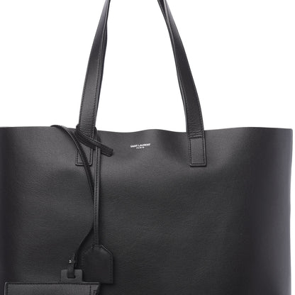 Saint Laurent Calfskin Bold Shopping Tote Black 9 of 9