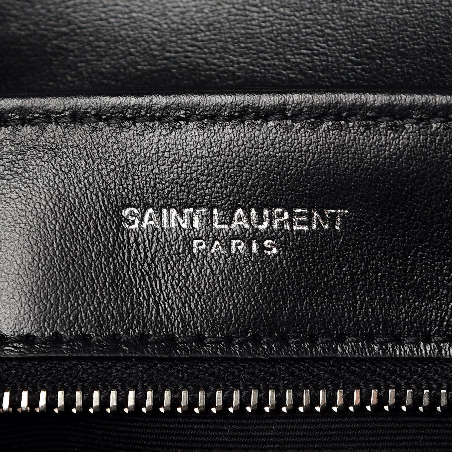 Calfskin Y Quilted Monogram Toy Loulou Crossbody Bag Black