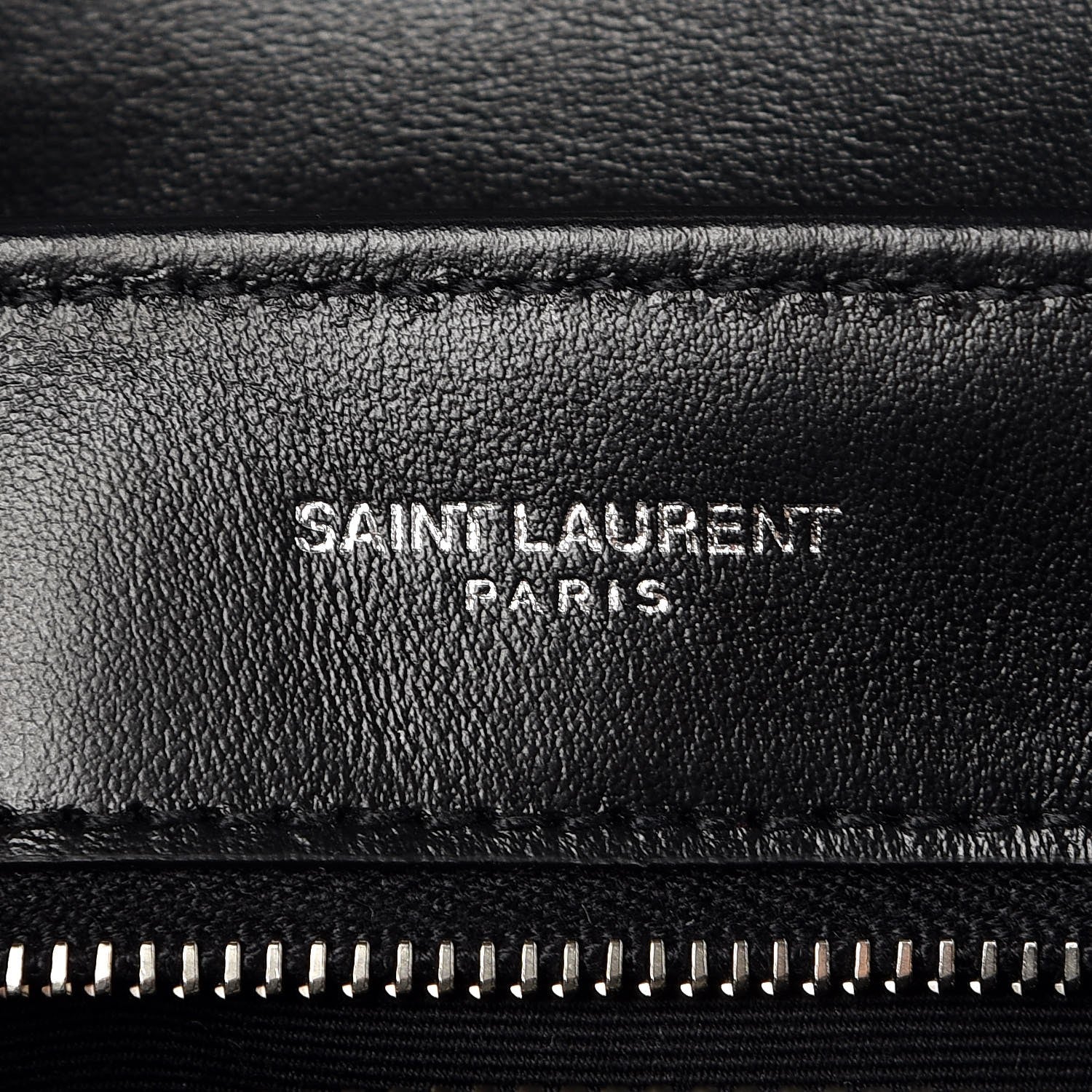 Saint Laurent Calfskin Y Quilted Monogram Toy Loulou Crossbody Bag Black 6 of 8