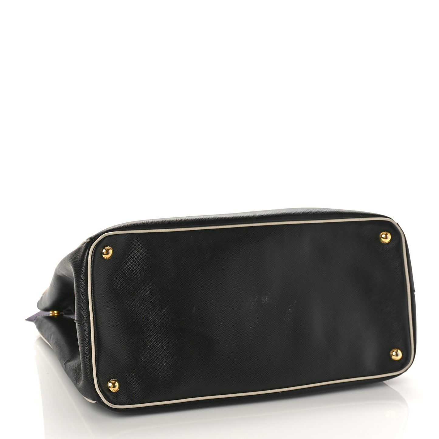 Saffiano Lux Large Tote Black Talco