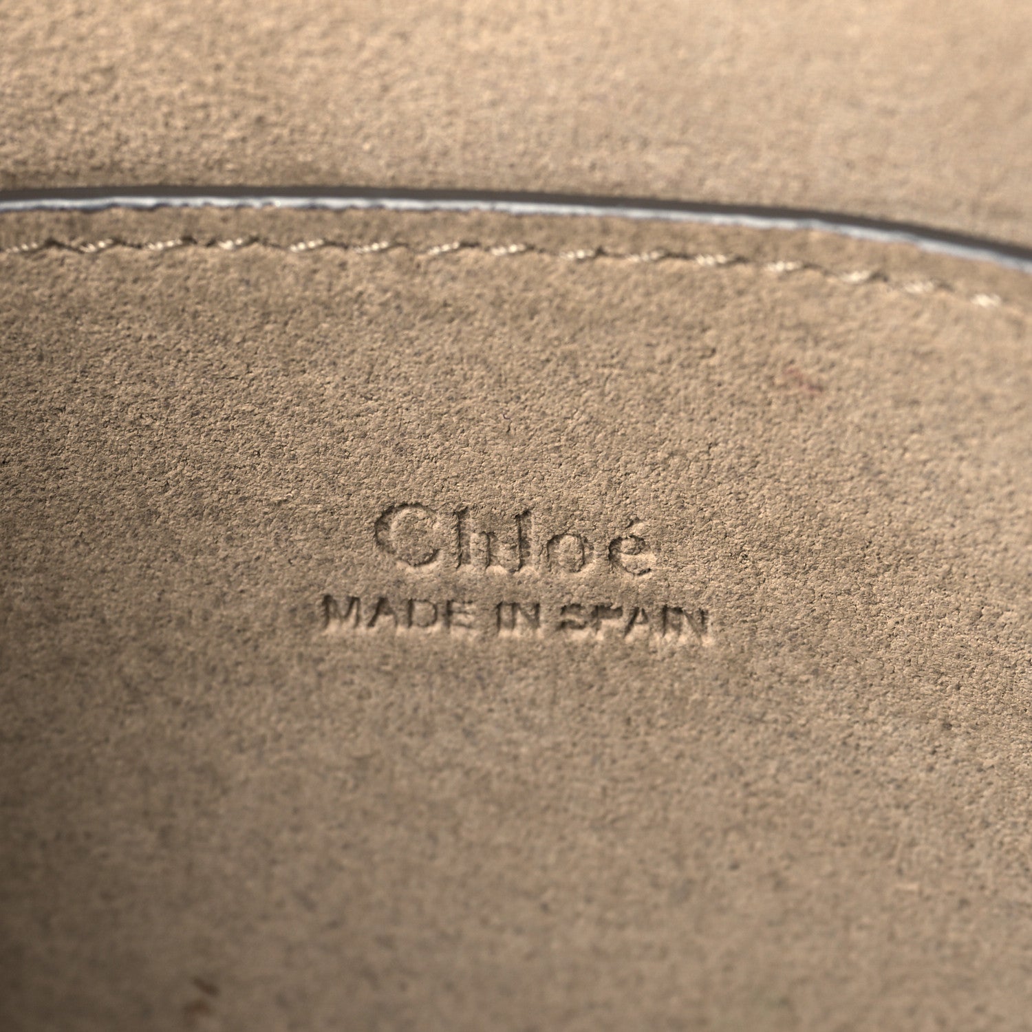 Chloe Suede Calfskin Small Faye Shoulder Bag Motty Grey 8 of 10