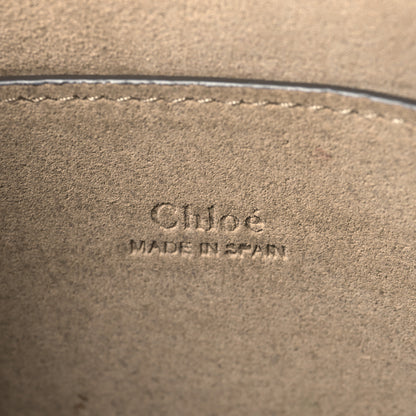 Chloe Suede Calfskin Small Faye Shoulder Bag Motty Grey 8 of 10