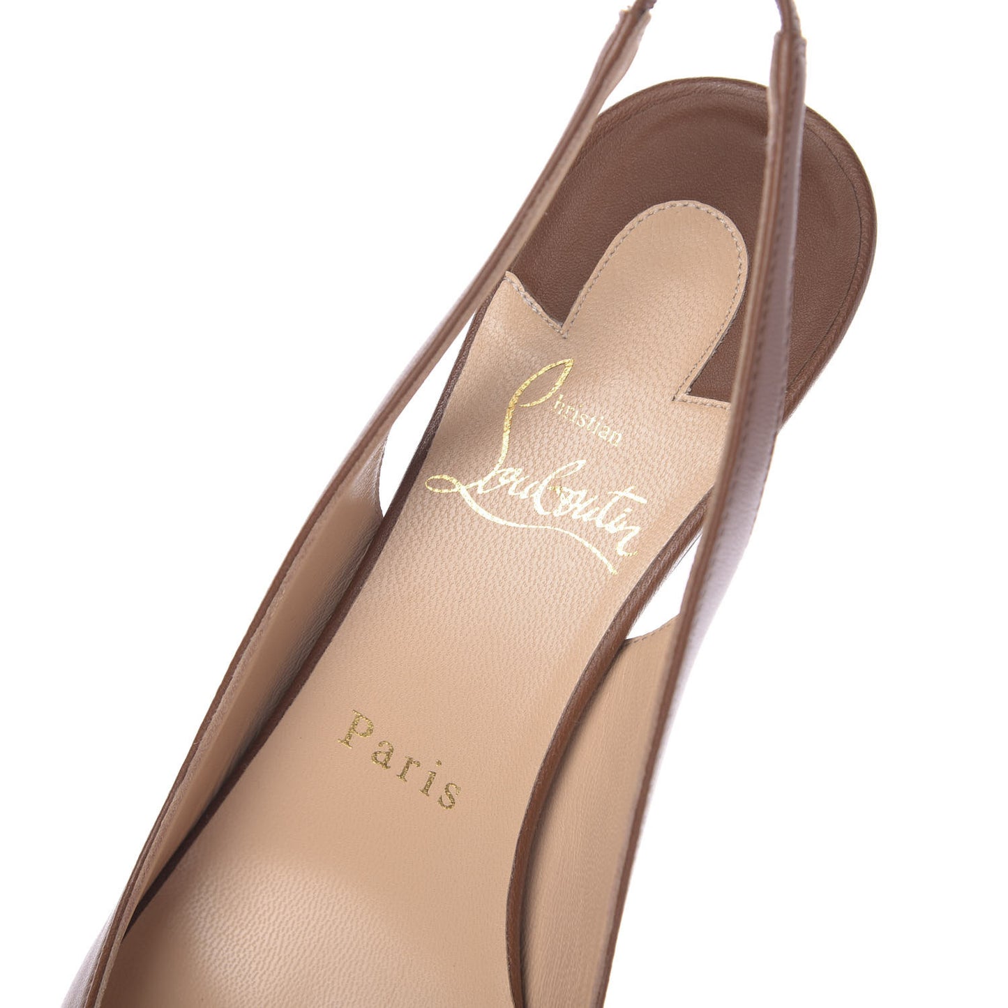 Nappa Clare Sling 80 Pumps 37 Cuoio