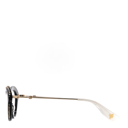 Gucci Crystal Cat Eye Glasses GG0215O Black 2 of 7