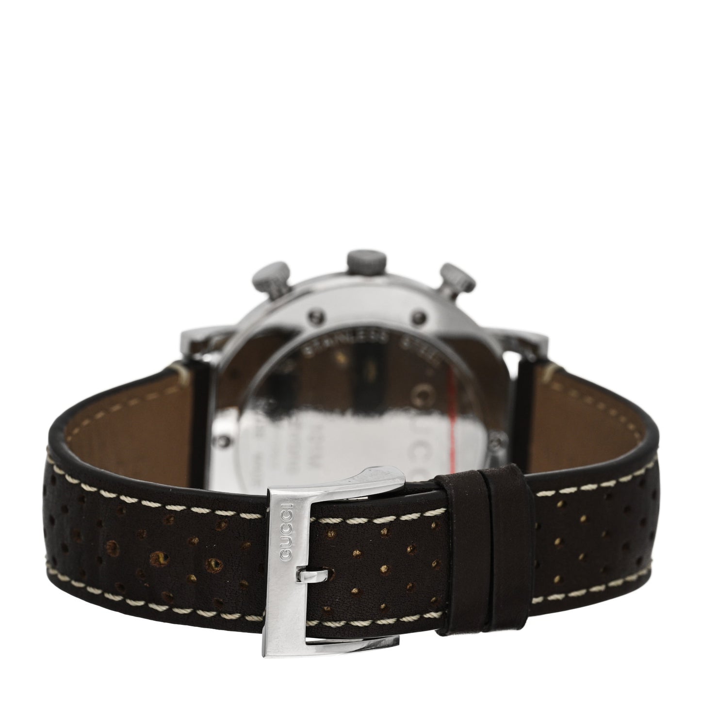 Stainless Steel Calfskin 44mm 101M G-Chrono Chronoscope Quartz Watch Brown