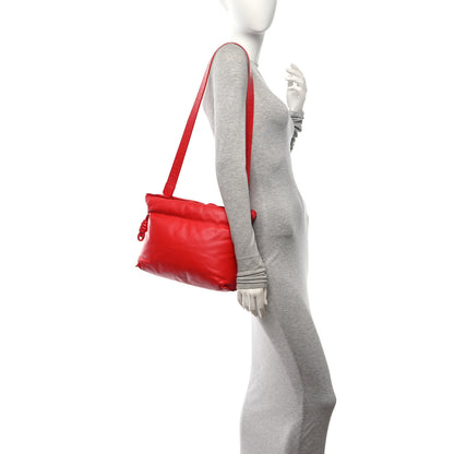 Loewe Calfskin Flamenco Puffer Knot Bag Red 2 of 10