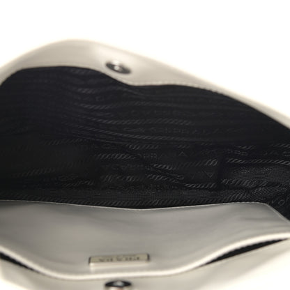 Prada Spazzolato Cleo Shoulder Bag White 5 of 10