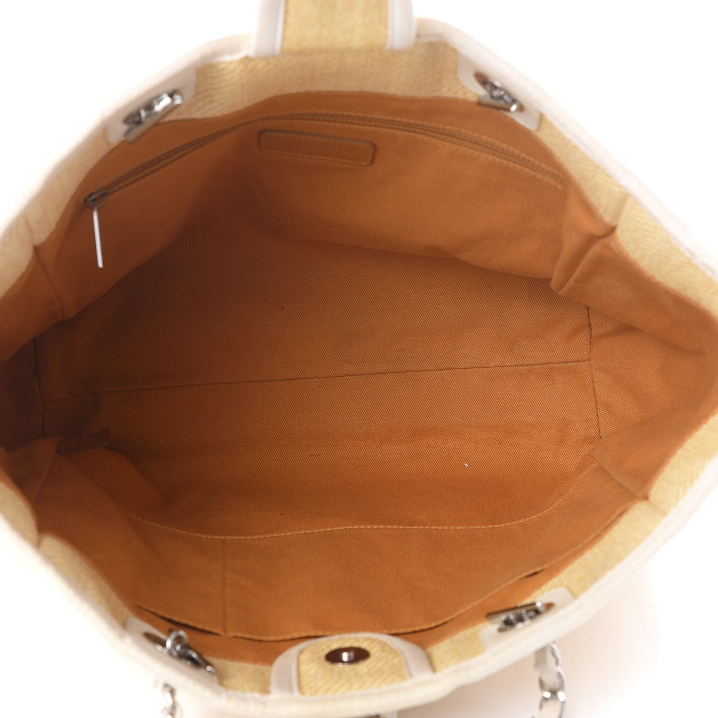 Canvas Small Deauville Tote Light Yellow