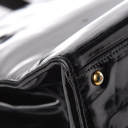 Chanel Patent Logo Tote Black 11 of 24