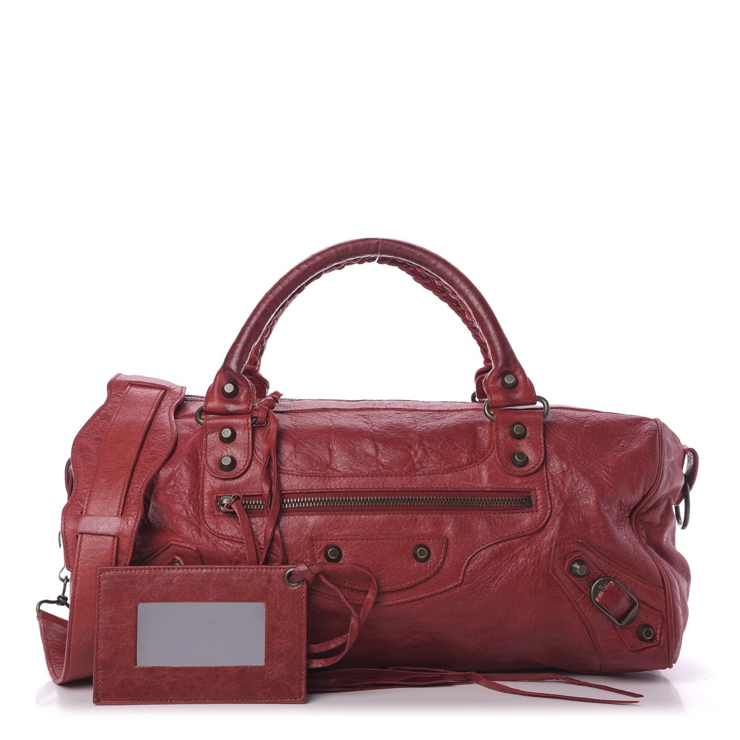 Chevre Classic Hardware Twiggy Rouge Grenat