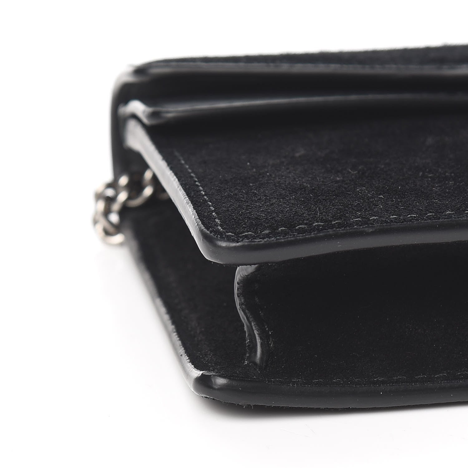 Gucci Velvet Super Mini Dionysus Shoulder Bag Black 7 of 9