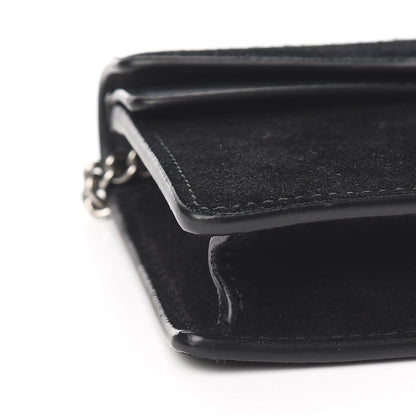 Gucci Velvet Super Mini Dionysus Shoulder Bag Black 7 of 9
