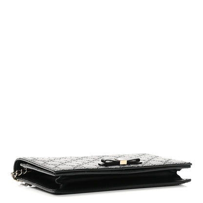 Gucci Guccissima Signature Bowy Chain Wallet Black 4 of 9
