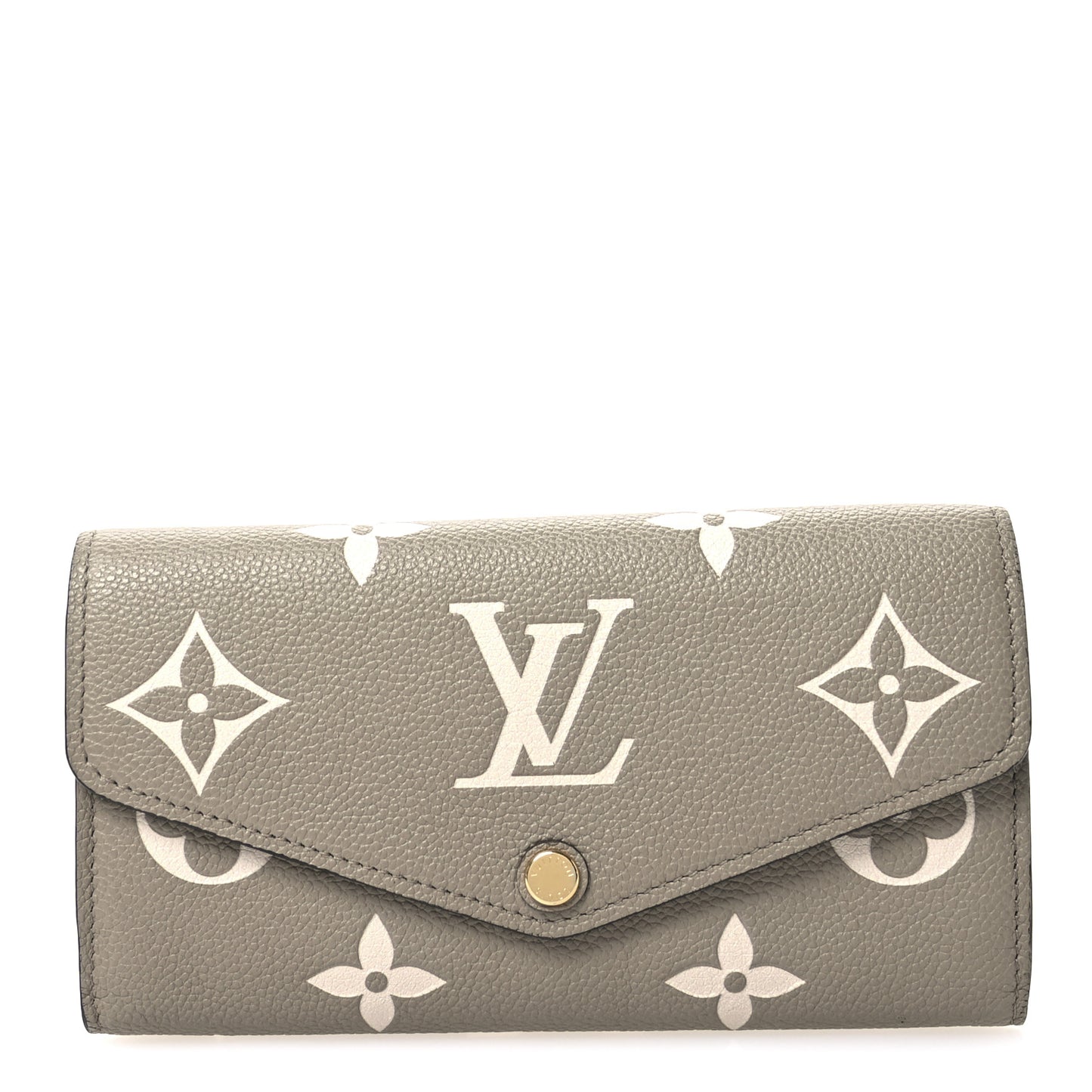Empreinte Monogram Giant Sarah Wallet Tourterelle Creme