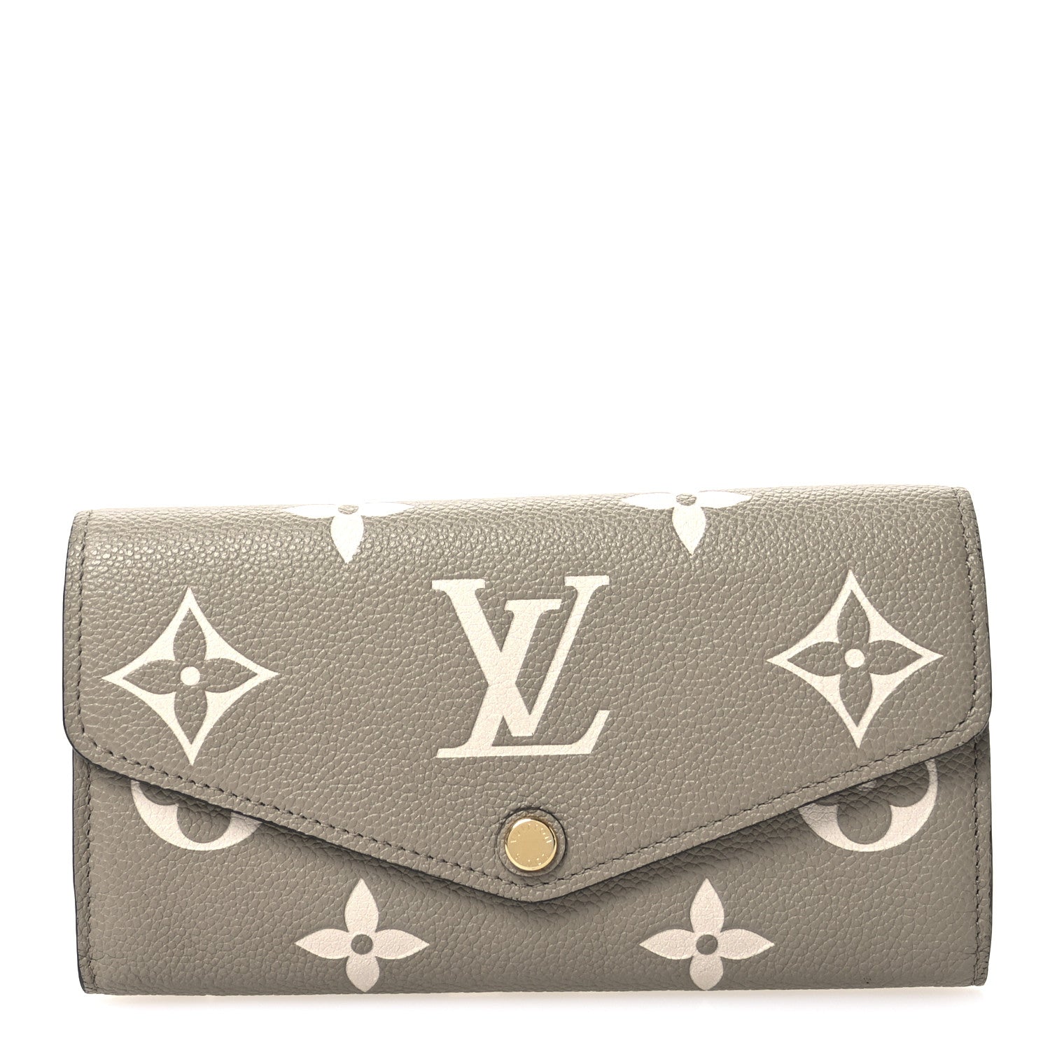 Louis Vuitton Empreinte Monogram Giant Sarah Wallet Tourterelle Creme 1 of 6