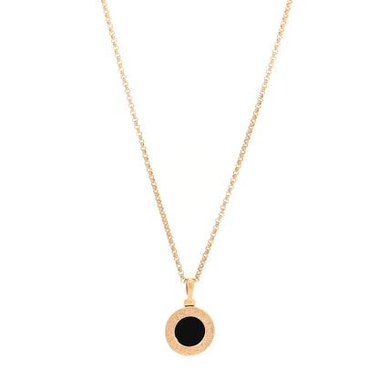 Bulgari 18K Yellow Gold Black Onyx BVLGARI BVLGARI Pendant Necklace 1 of 4