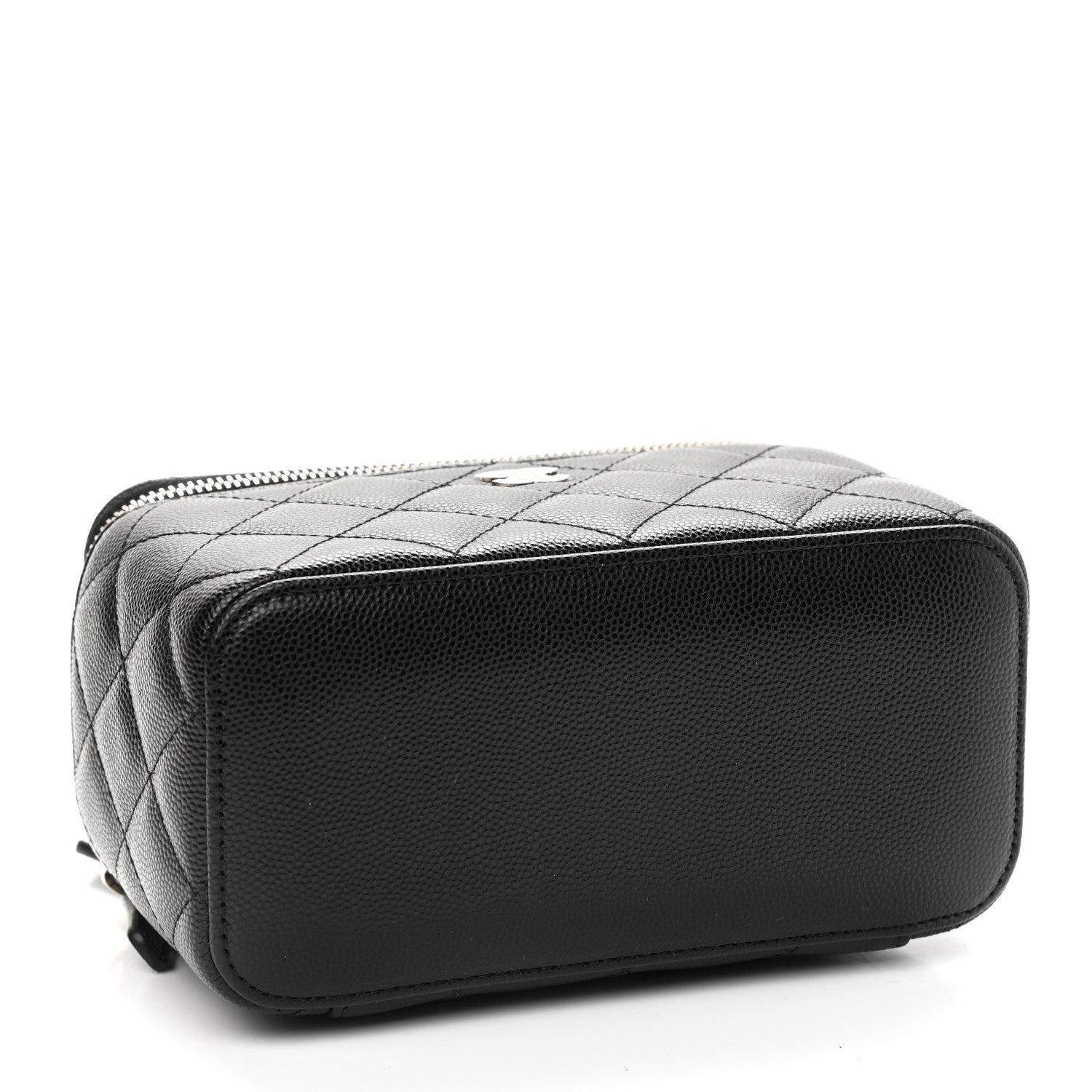 Chanel Caviar Quilted Small Vanity Case With Chain Black 4 of 9