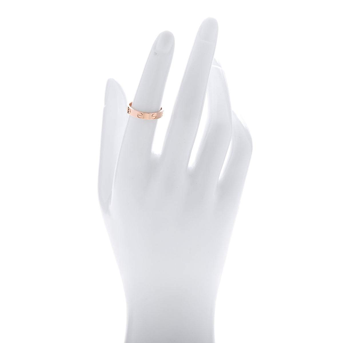 Cartier 18K Pink Gold 3.5mm LOVE Wedding Band Ring 51 5.75 2 of 5