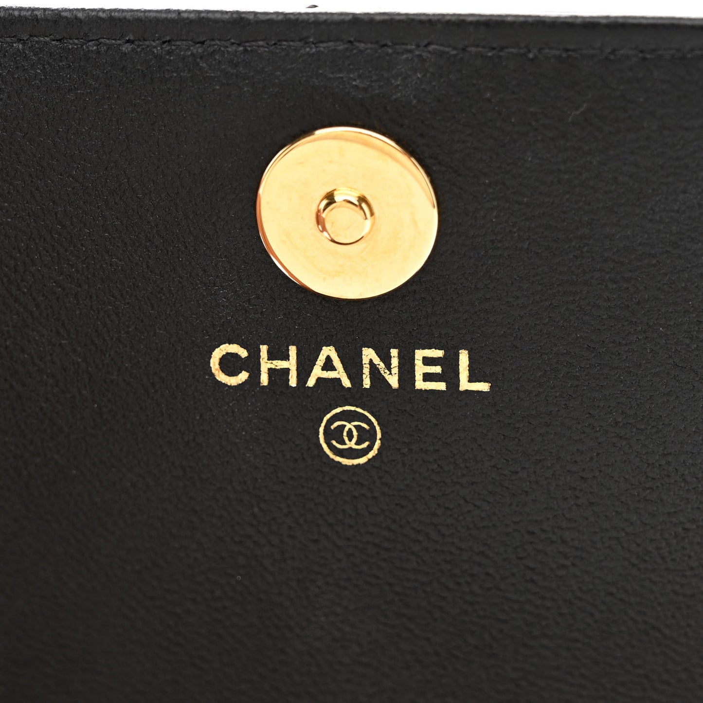 Patent Quilted Frame Clutch Flap With Chain Black