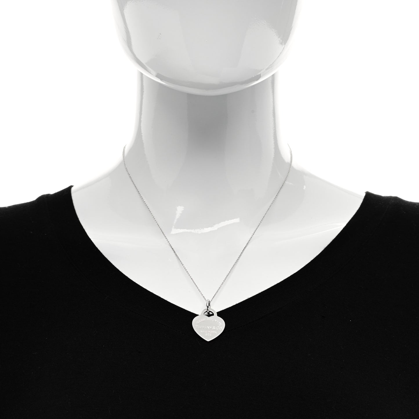 Sterling Silver Return to Tiffany Heart Pendant Necklace