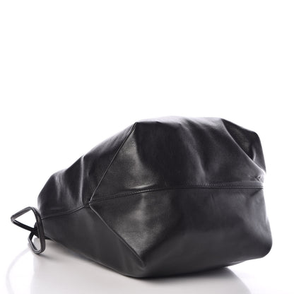 Saint Laurent Lambskin Teddy Drawstring Bag Black 5 of 13