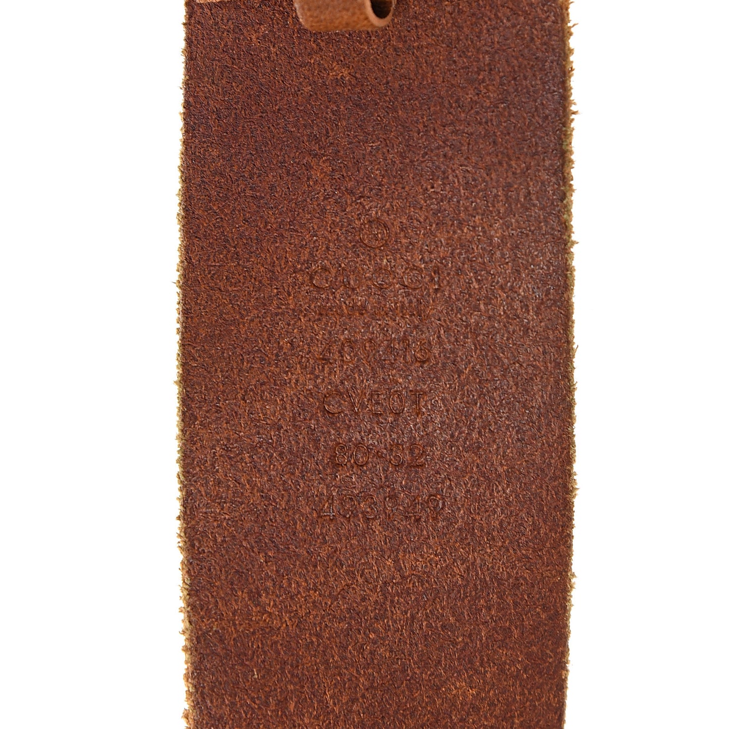 Faded Calfskin Double G 40mm Belt 80 32 Cuir
