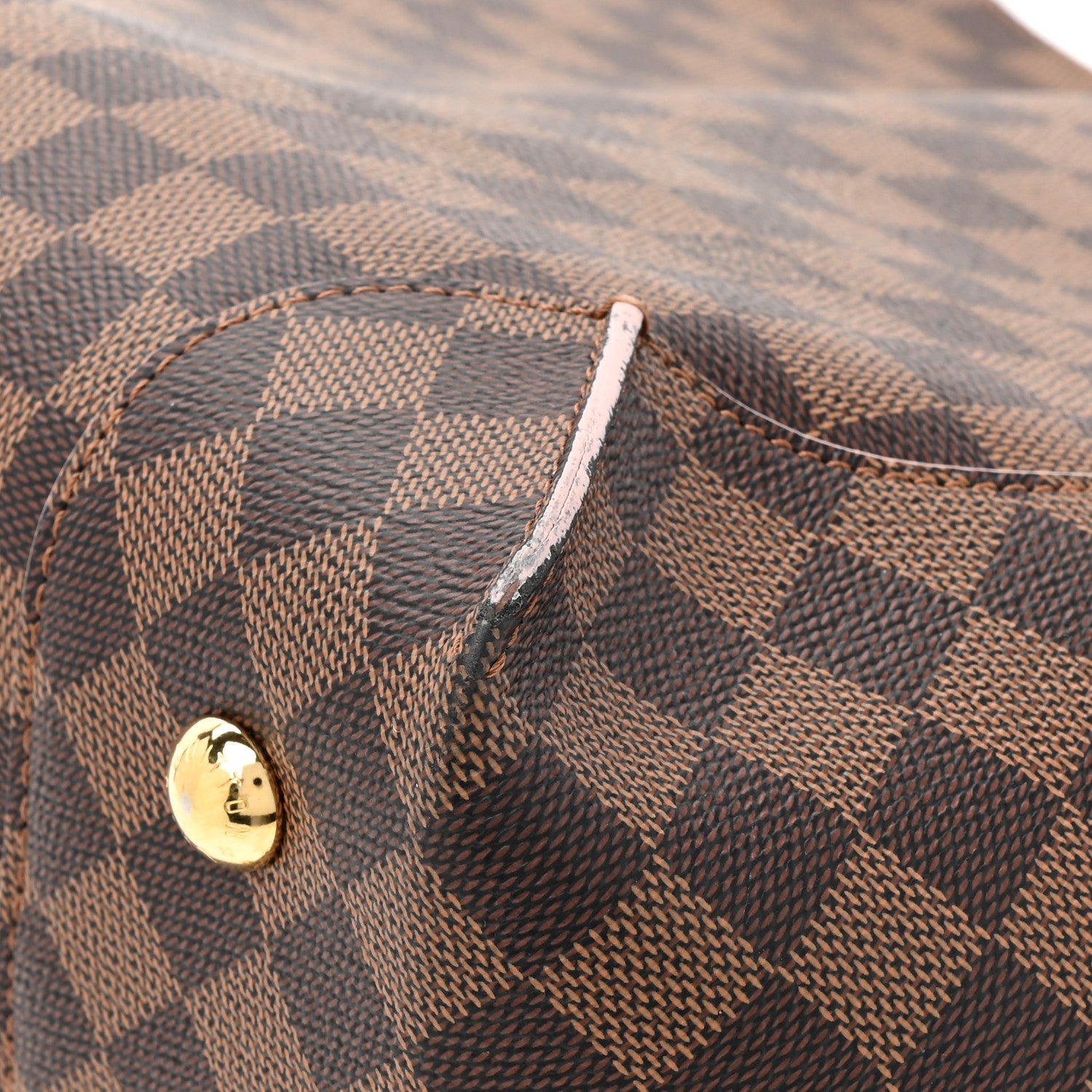 Louis Vuitton LOUIS VUITTON Damier Ebene Caissa Hobo Rose Ballerine 17 of 17